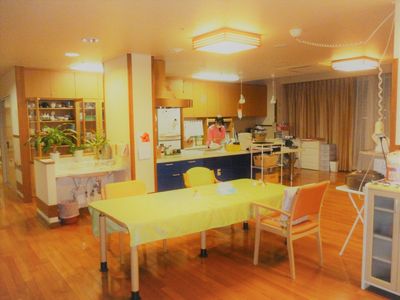 温かみのある食堂