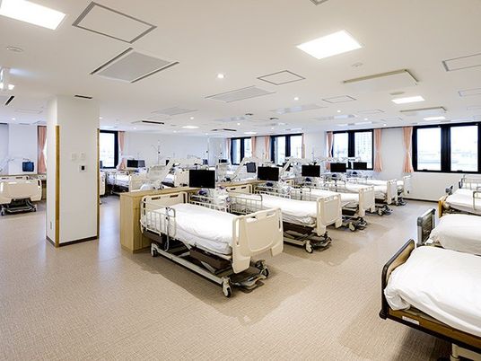明るい多床室  