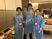スタッフ3人の機能訓練室  