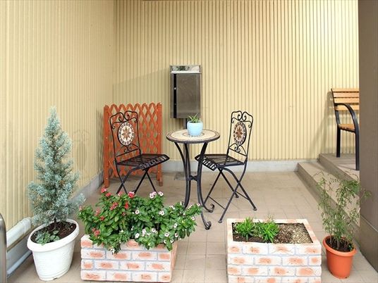 快適な休憩テラス