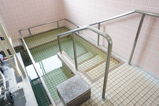 手すり付き浴室