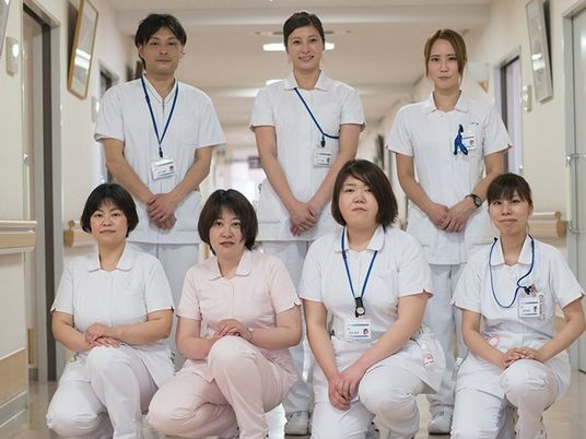 スタッフ集合の廊下  