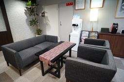 待合室の一角