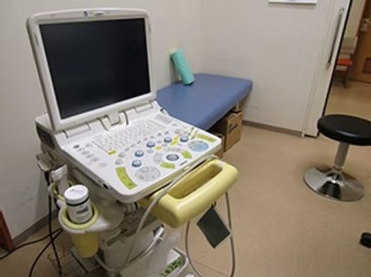 機器が置かれた機能訓練室  