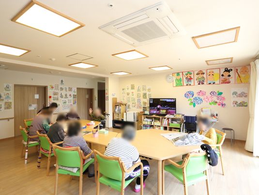共有スペースの昼間様子