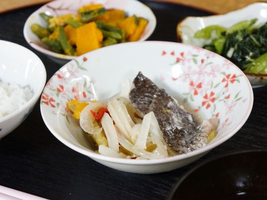 栄養満点の手作り食事