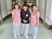 スタッフ3人の廊下  
