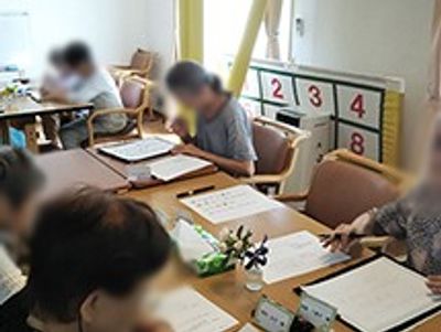 明るい共同スペース