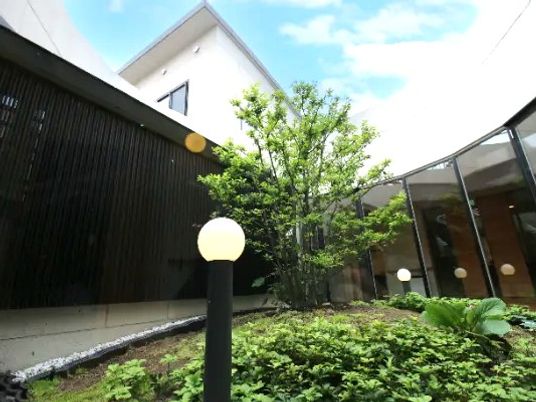 中庭の樹木と植栽  