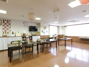 和やかな雰囲気の食堂