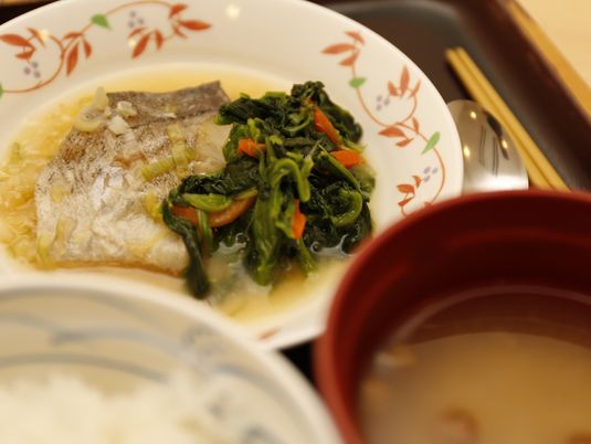 栄養満点の料理提供