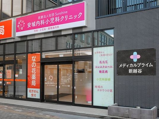 クリニックと薬局の外観  