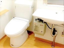 清潔なトイレ設備