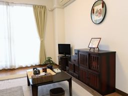 落ち着いた和室の一角