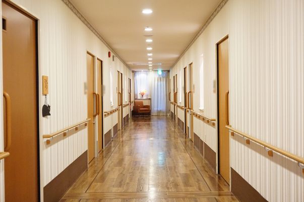 清潔感のある廊下