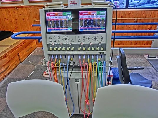 機能訓練室の機器