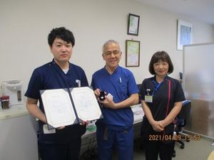 スタッフ3人の居室  