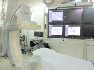 機能訓練室の医療機器  