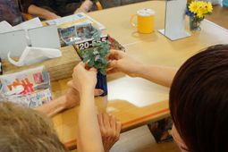 活気ある共有スペース