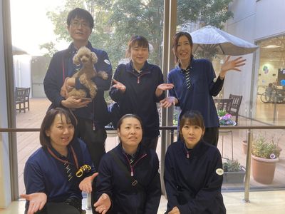 チームワーク輝くスタッフ