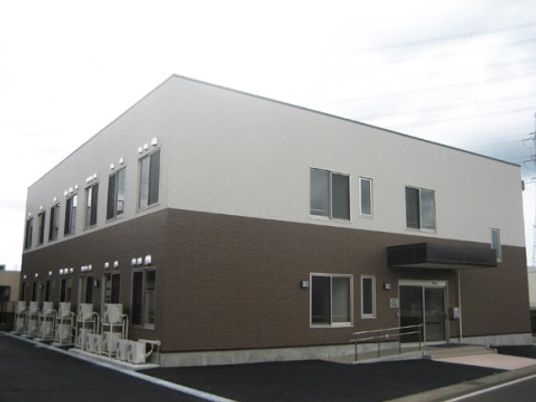 新しい施設の外観