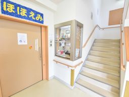 明るいエントランス