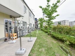 清潔な洗濯スペース