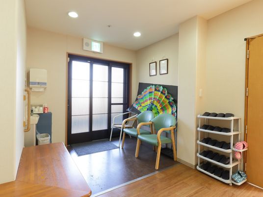 居心地の良い居室の一角