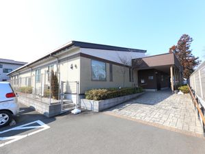 ゆったりとしたエントランス