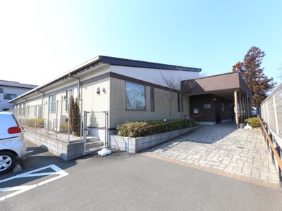 ゆったりとしたエントランス