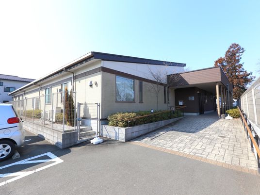 ゆったりとしたエントランス