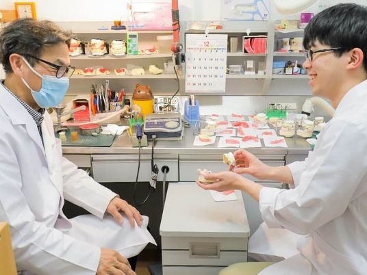 歯科作業の様子  