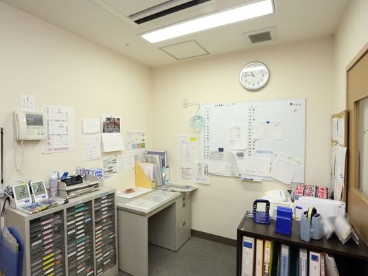 スタッフルームの管理エリア