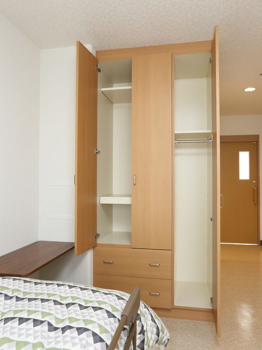 居室の実用的な収納