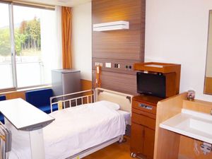 明るい居室  