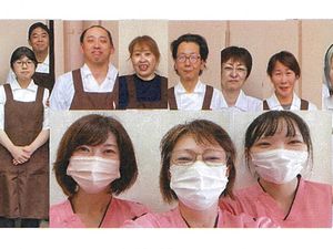 介護職員の集合スタッフイメージ  