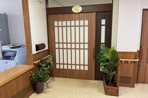 和風の出入口廊下