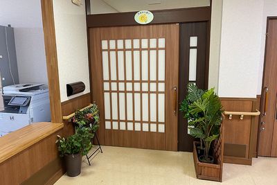 和風の出入口廊下