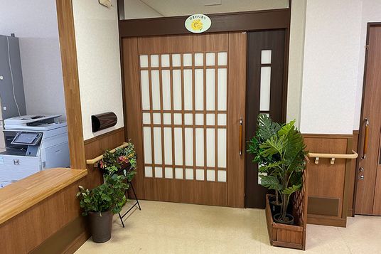 和風の出入口廊下