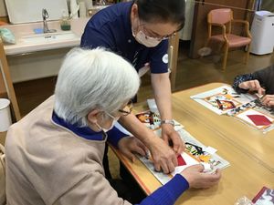 ケアスタッフとのレクリエーション