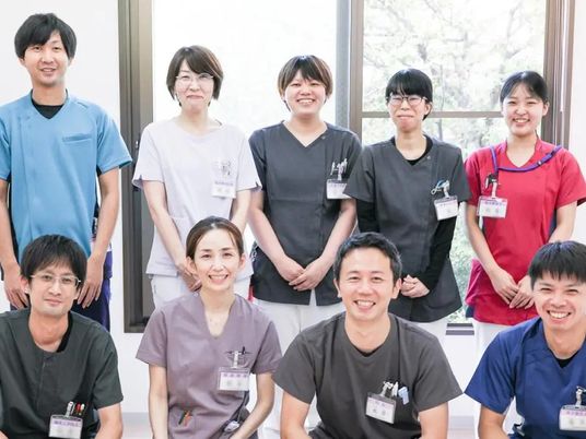 スタッフ集合の廊下  