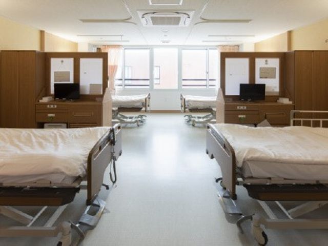 明るい多床室  