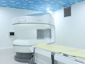 機能訓練室の医療機器  