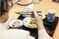 食事風景のテーブル