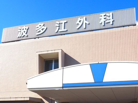 外観の看板  