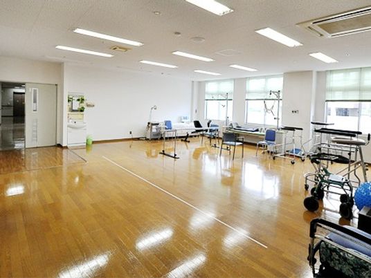 広い機能訓練室  