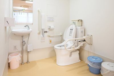 安心な設備のトイレ
