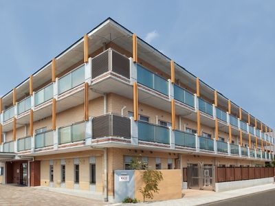 きれいな施設外観