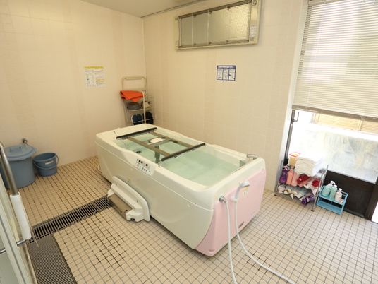 機能的な設計の浴室