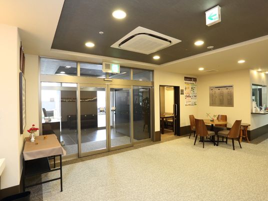 エントランスの居心地の良い空間